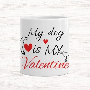 DOG VALENTINE MUG