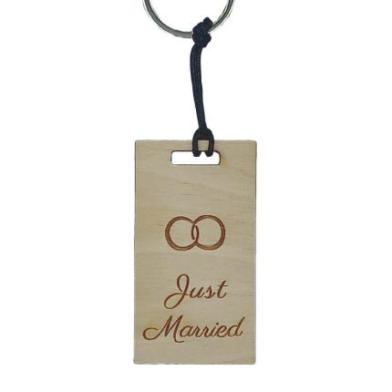 JUST MARRIED KEYRING