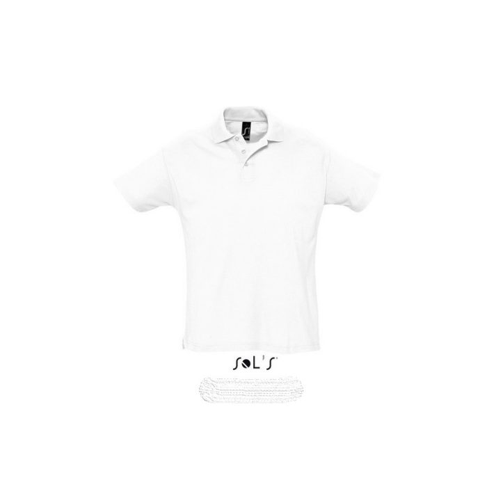 Μπλουζάκι Polo Ανδρικό Sol’s Λευκό DH 88884